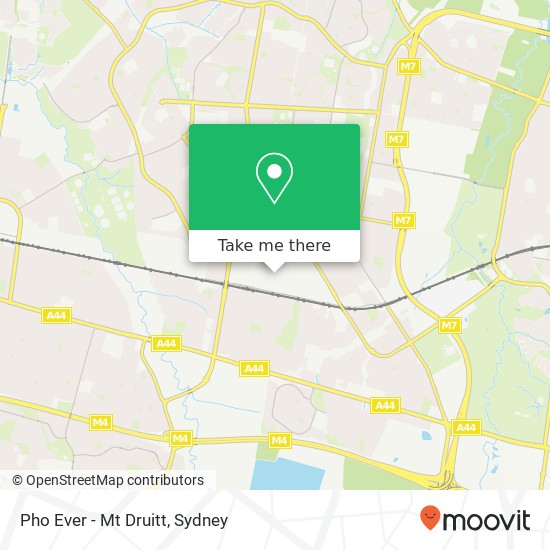 Pho Ever - Mt Druitt, Mount Druitt NSW 2770 map