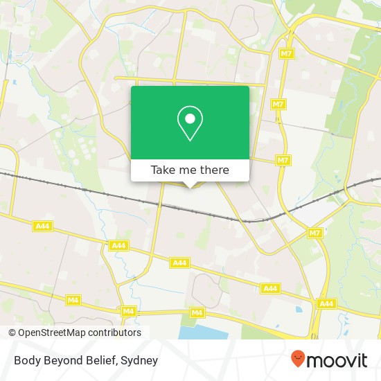 Body Beyond Belief, 13 Mount St Mount Druitt NSW 2770 map