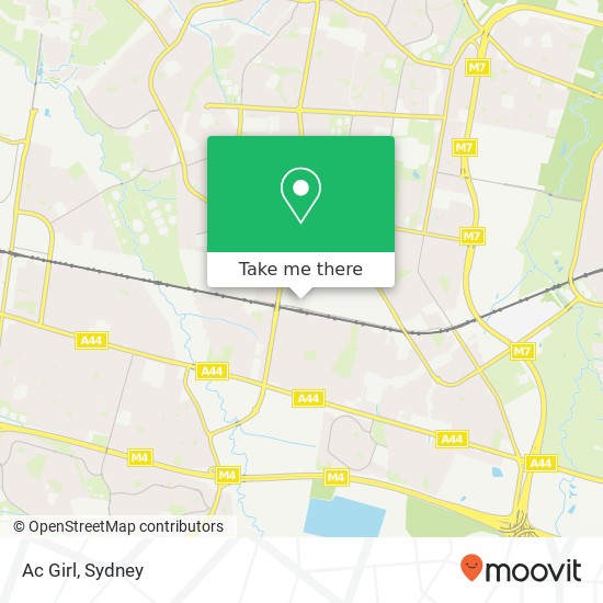 Ac Girl, Mount Druitt NSW 2770 map