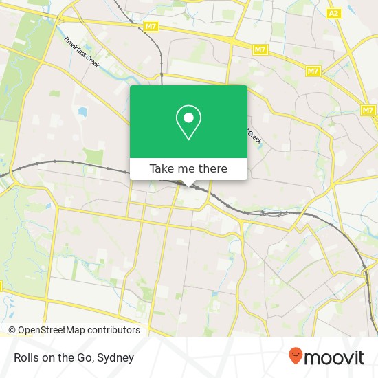 Rolls on the Go, 2 Main St Blacktown NSW 2148 map