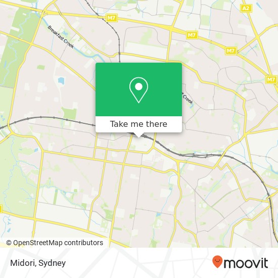 Midori, Main St Blacktown NSW 2148 map