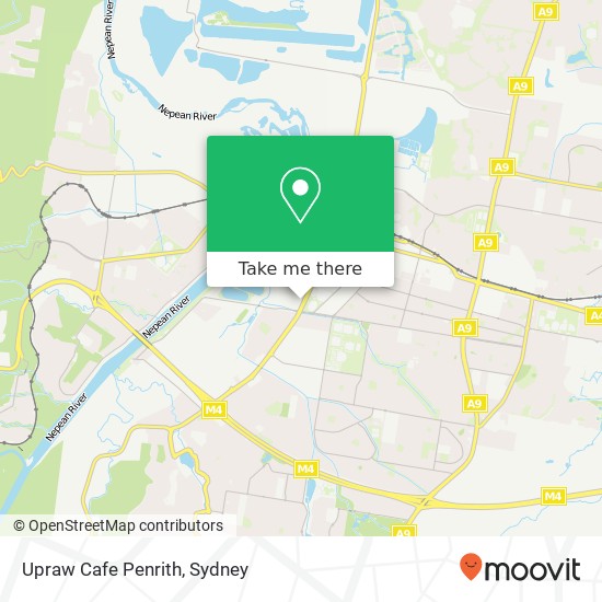 Upraw Cafe Penrith, 123 Mulgoa Rd Penrith NSW 2750 map