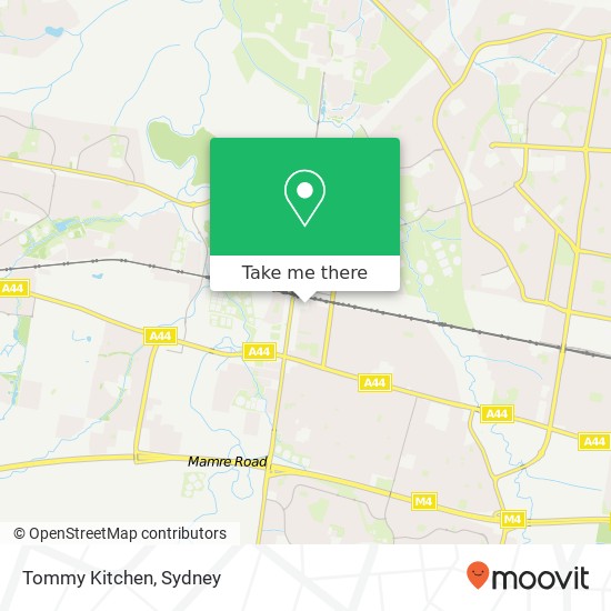 Mapa Tommy Kitchen, 33-39 Phillip St St Marys NSW 2760