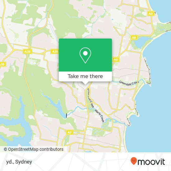 yd., Green St Brookvale NSW 2100 map