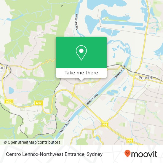 Centro Lennox-Northwest Entrance map