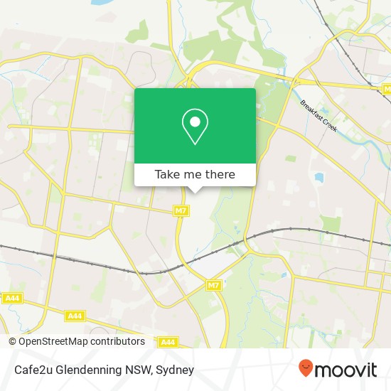 Cafe2u Glendenning NSW, Glendenning Rd Glendenning NSW 2761 map