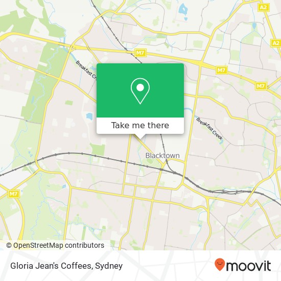 Gloria Jean's Coffees, Richmond Rd Marayong NSW 2148 map