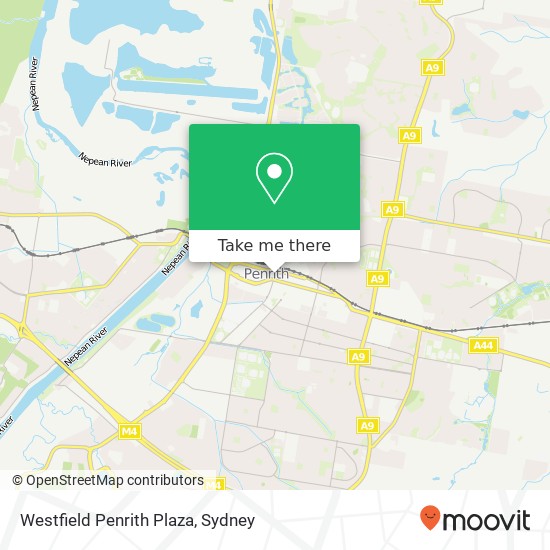 Westfield Penrith Plaza map