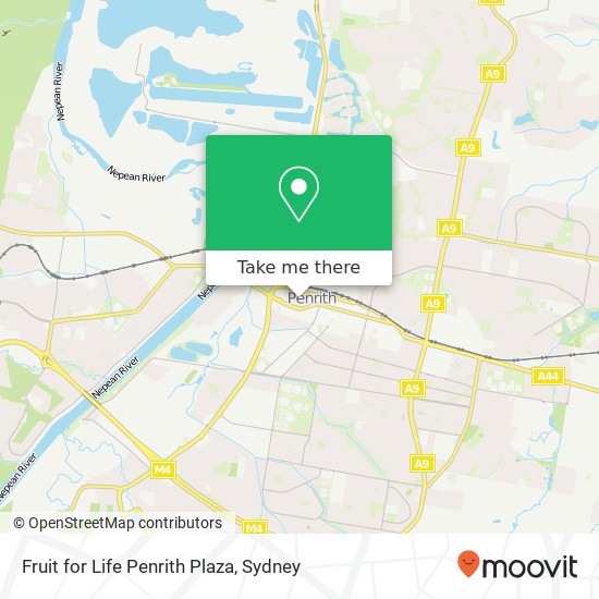 Fruit for Life Penrith Plaza, 585-591 High St Penrith NSW 2750 map