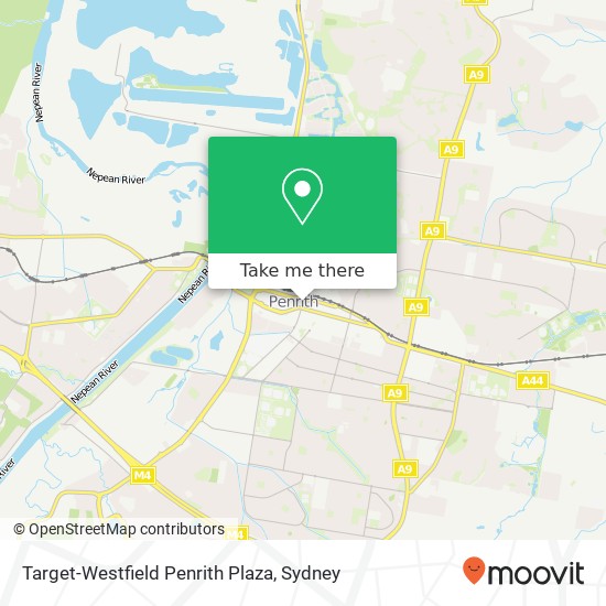 Target-Westfield Penrith Plaza, High St Penrith NSW 2750 map