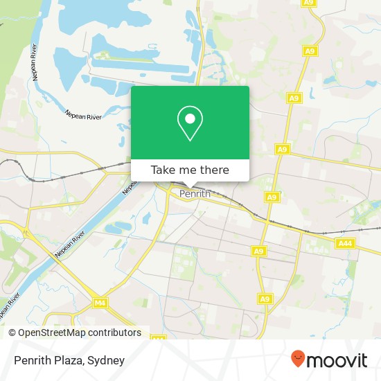 Penrith Plaza map