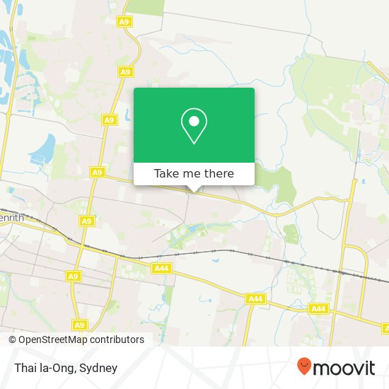 Thai la-Ong, 1 Lavin Cres Werrington County NSW 2747 map