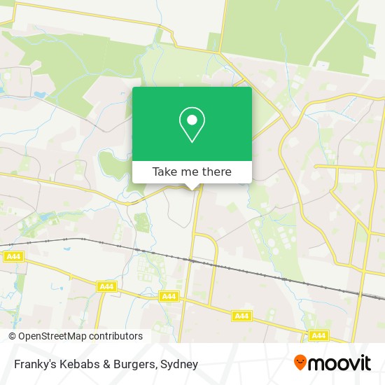 Franky's Kebabs & Burgers map