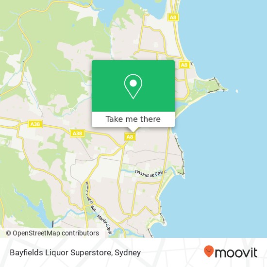 Bayfields Liquor Superstore map
