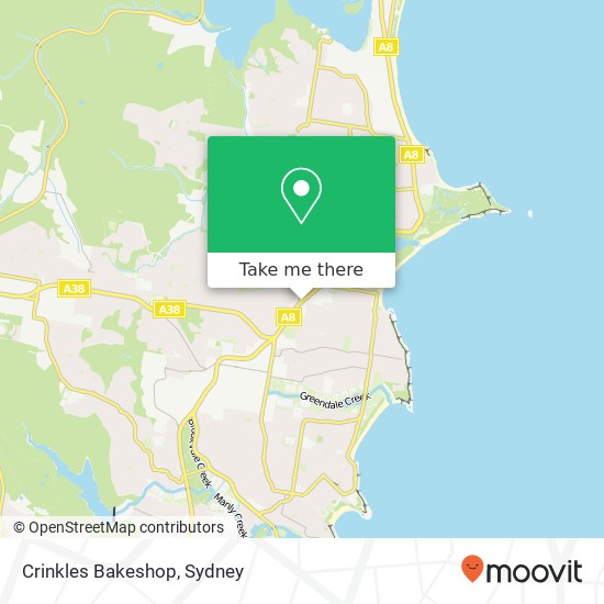 Crinkles Bakeshop, Pittwater Rd Dee Why NSW 2099 map