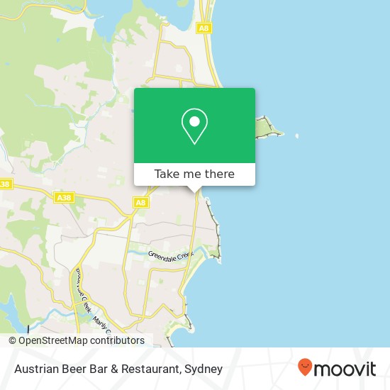 Austrian Beer Bar & Restaurant, 13 The Strand Dee Why NSW 2099 map