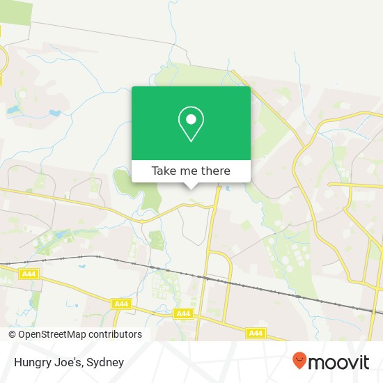 Mapa Hungry Joe's, 53 Vallance St St Marys NSW 2760