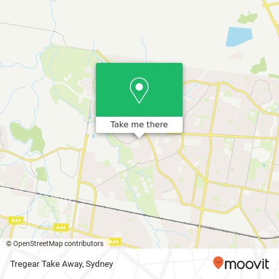 Tregear Take Away, 157 Aurora Dr Tregear NSW 2770 map