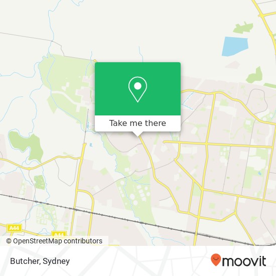 Mapa Butcher, 21 Shackleton Ave Tregear NSW 2770