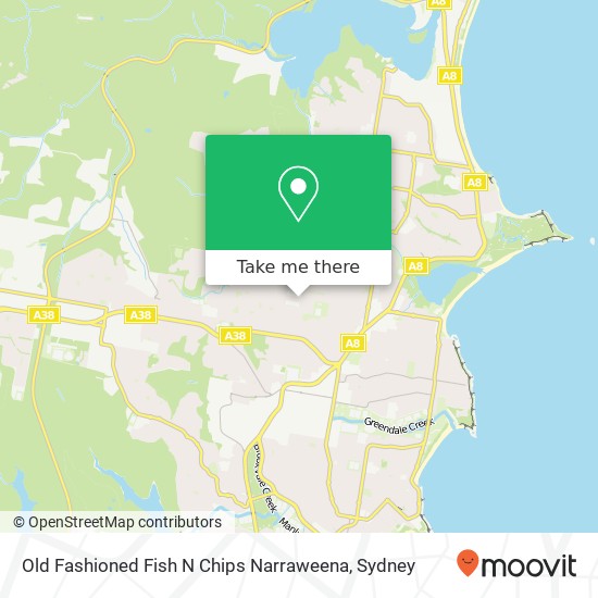 Old Fashioned Fish N Chips Narraweena, 172 Alfred St Narraweena NSW 2099 map