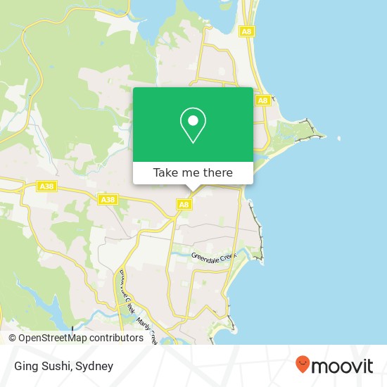 Ging Sushi, 673 Pittwater Rd Dee Why NSW 2099 map