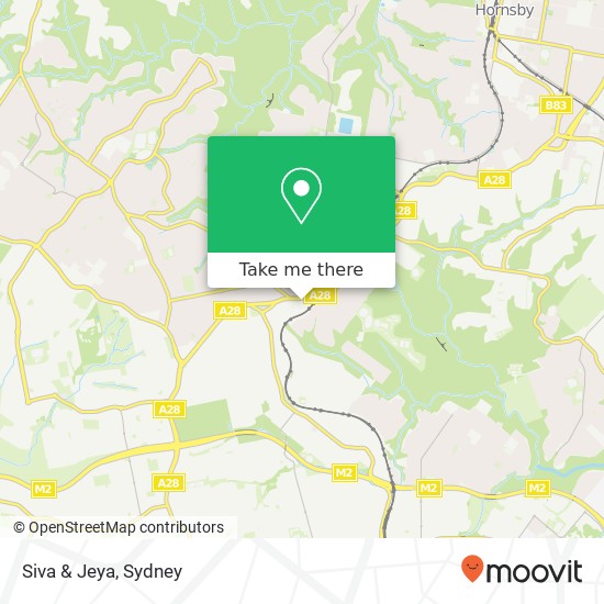 Siva & Jeya, City View Rd Pennant Hills NSW 2120 map