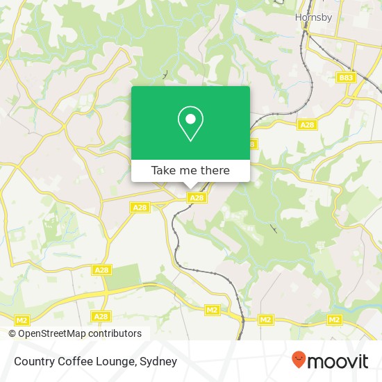 Mapa Country Coffee Lounge, 11 Hillcrest Rd Pennant Hills NSW 2120