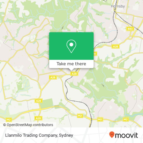 Mapa Llanmilo Trading Company, 15 Hillcrest Rd Pennant Hills NSW 2120