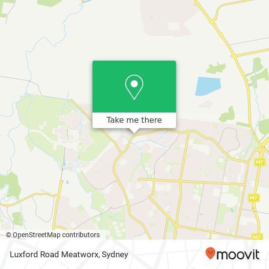 Mapa Luxford Road Meatworx, 475 Luxford Rd Shalvey NSW 2770