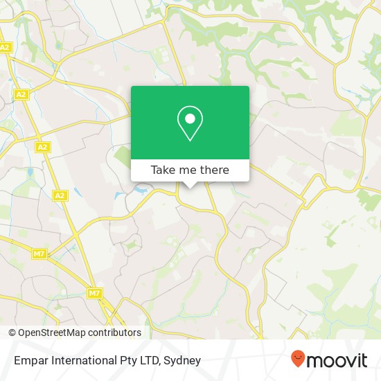 Empar International Pty LTD, 5 Hudson Ave Castle Hill NSW 2154 map