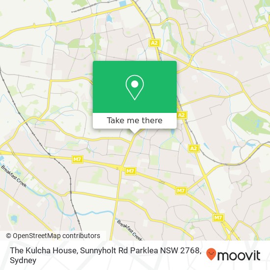 Mapa The Kulcha House, Sunnyholt Rd Parklea NSW 2768