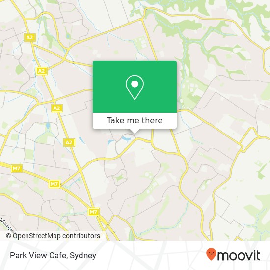 Park View Cafe, Maitland Pl Baulkham Hills NSW 2153 map