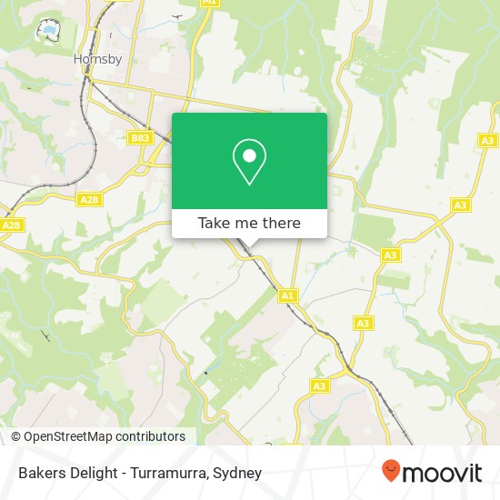 Bakers Delight - Turramurra, 33 Rohini St Turramurra NSW 2074 map