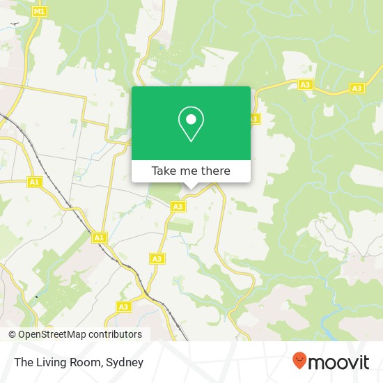 The Living Room, 166 Mona Vale Rd St Ives NSW 2075 map