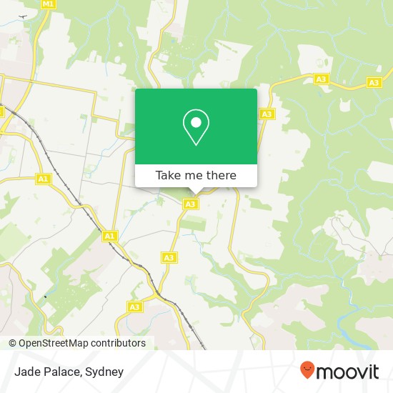 Jade Palace, Mona Vale Rd St Ives NSW 2075 map