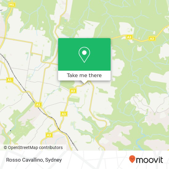 Rosso Cavallino, 229 Mona Vale Rd St Ives NSW 2075 map