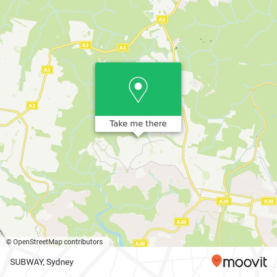 SUBWAY, Karalta Cres Belrose NSW 2085 map