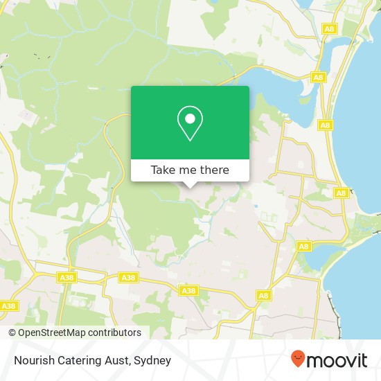 Mapa Nourish Catering Aust, 39 Truman Ave Cromer NSW 2099