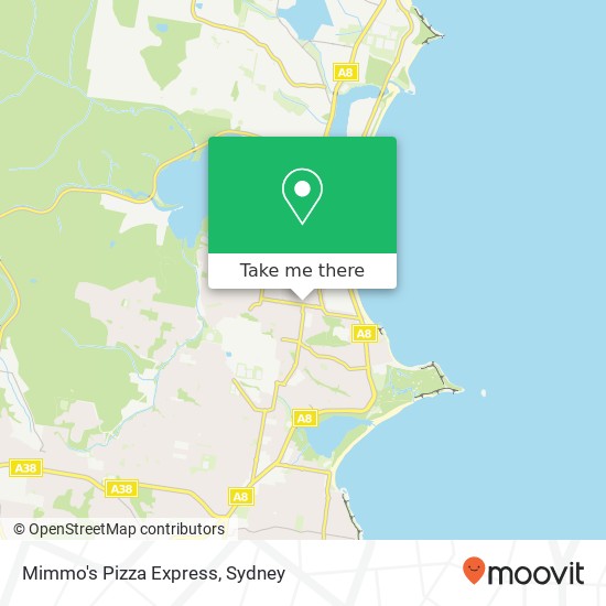 Mapa Mimmo's Pizza Express, 20 Aubreen St Collaroy Plateau NSW 2097