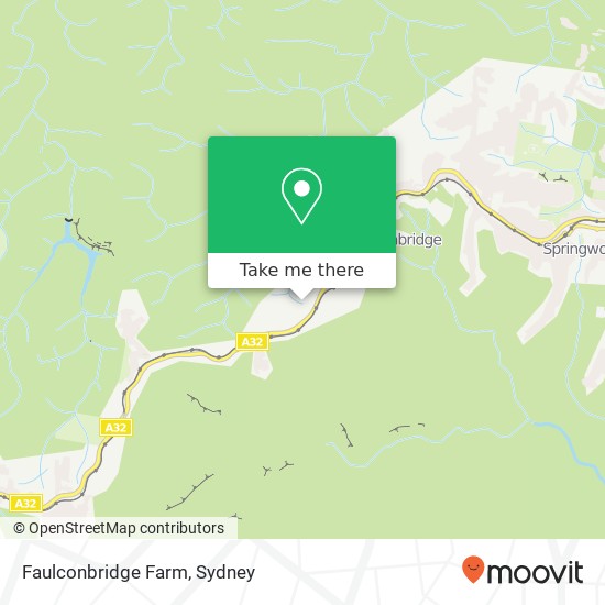 Mapa Faulconbridge Farm, 714-716 Great Western Hwy Faulconbridge NSW 2776