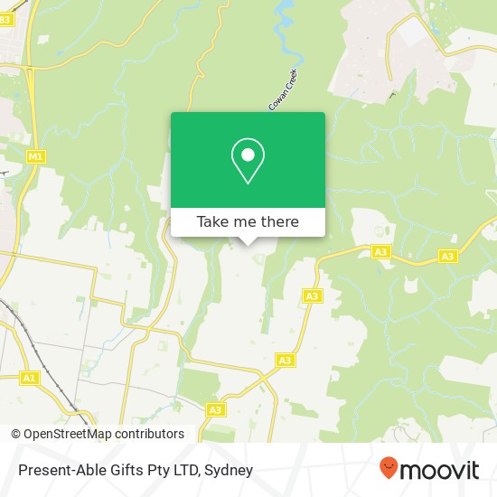 Present-Able Gifts Pty LTD, 7 Awatea Rd St Ives Chase NSW 2075 map