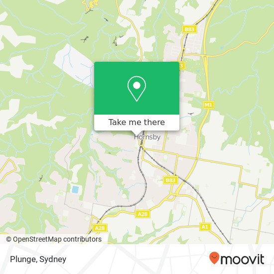 Plunge, 201-203 Peats Ferry Rd Hornsby NSW 2077 map