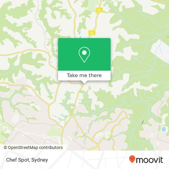 Mapa Chef Spot, 286 New Line Rd Dural (South) NSW 2158