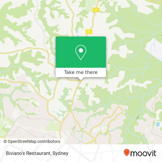 Biviano's Restaurant, 286 New Line Rd Dural (South) NSW 2158 map
