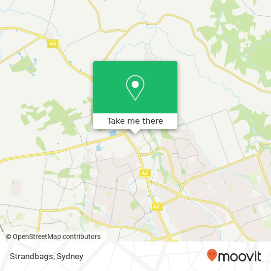 Strandbags, Civic Way Rouse Hill NSW 2155 map