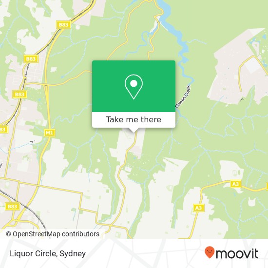Liquor Circle map