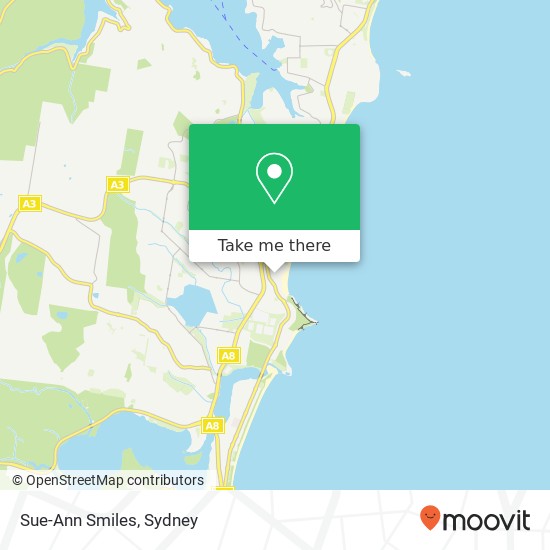 Sue-Ann Smiles, 19 Bruce St Mona Vale NSW 2103 map