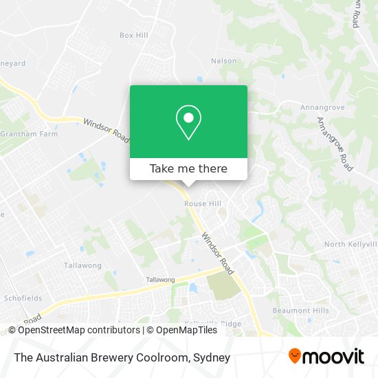 Mapa The Australian Brewery Coolroom