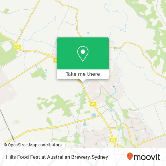 Hills Food Fest at Australian Brewery map
