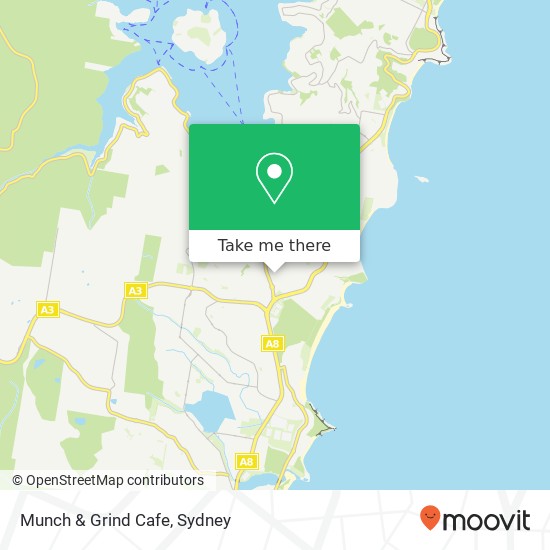 Munch & Grind Cafe, 101 Darley St Mona Vale NSW 2103 map